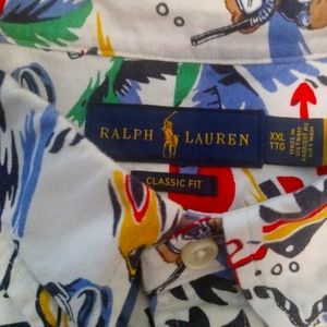 Ralph lauren nautical bear shirt